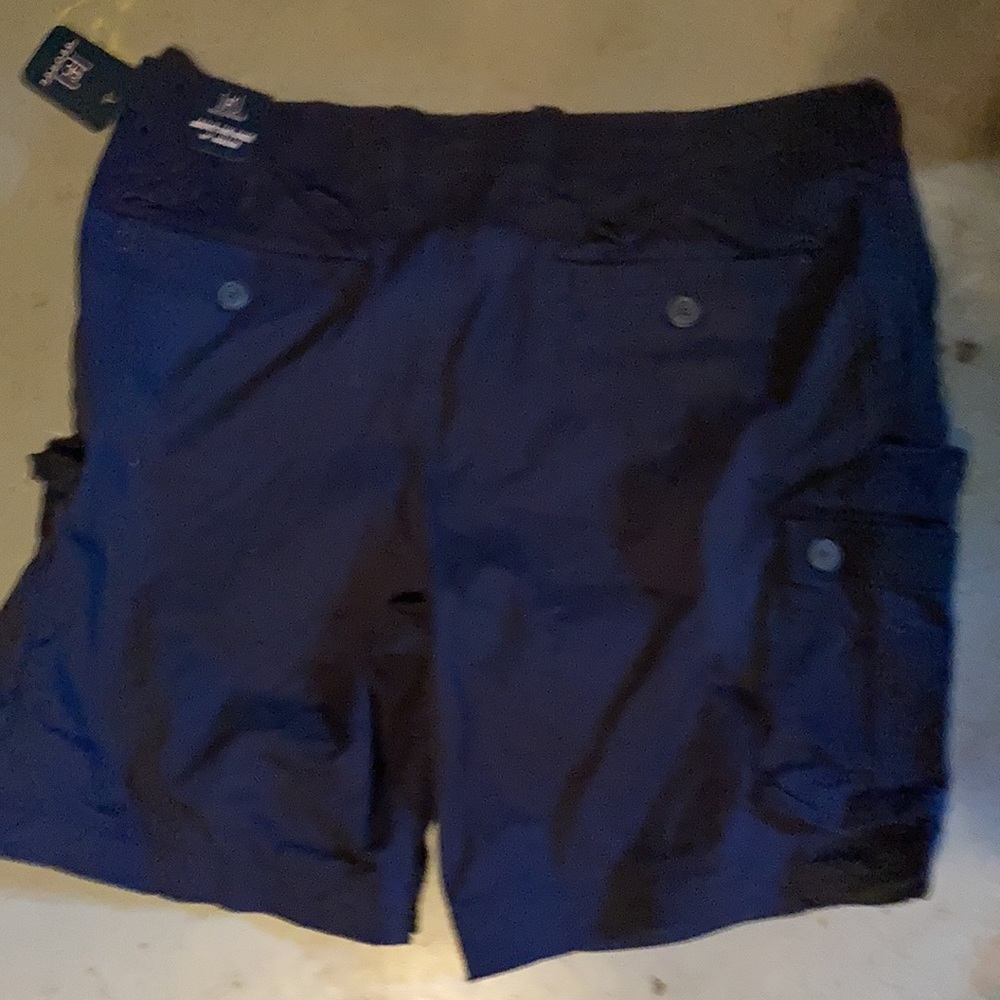 George stretch cargo navy shorts size 40